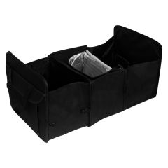 Organizer per auto pieghevole, scomparto per frigorifero | Byron, nero, V8779-03