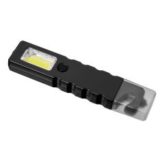 Torcia demergenza 4 LED COB, taglierina per cintura di sicurezza, martello di sicurezza, nero, V9732-03