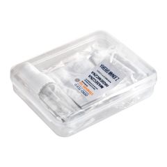 Set in box, bottiglia spray per disinfettante e mascherina riutilizzabile con spazio per filtro e ioni dargento, bianco, V9798-02