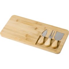 Set di formaggi in bambù, marrone, V9967-16