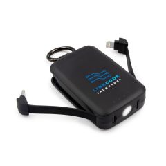 Power bank 4000 mAh, carabiner and 1W light | Dimetrice, VA109