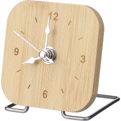 Bamboo desk clock, brown, VA482-16