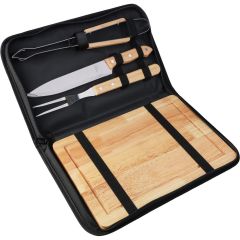 Barbecue set, black, VA488-03