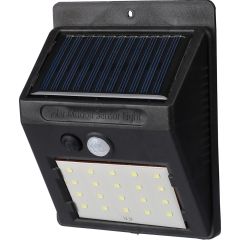 Lampada da parete a energia solare, nero, VA862-03