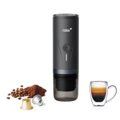 Portable coffe maker Cera+ PCM03, črna, VAM24-03