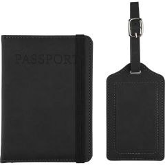 Travel set: passport holder, luggage tag, VB183