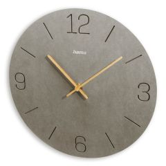 Wall clock Hama Crete, grey, VH056-19