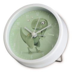 Desk clock with alarm for children Hama Happy Dino, green, VH060-06
