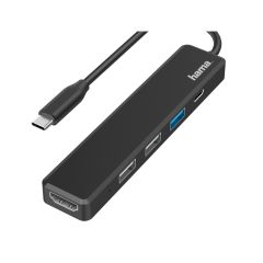 Hub USB, USB-C, HDMI Hama, crno, VH071-03