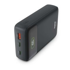Power bank 20000 mAh Hama Power Pack, črna, VH084-03