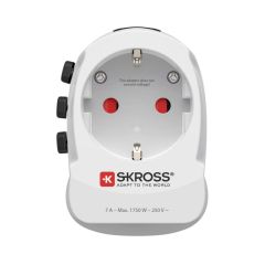 Potovalni adapter Skross za Hama Pro, bela, VH085-02