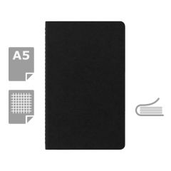 MOLESKINE Cahier dnevnik približno A5, crno, VM031-03