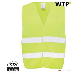 GRS recycelte PET hochsichtbare Sicherheitsweste, Gelb, XDP239.776