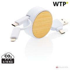 RCS reciklirana plastika Ontario 6-v-1 sklopni kabel, bela, XDP302.373