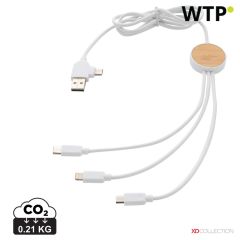 RCS recikliran plastični Ontario 6-v-1 kabel, bela, XDP302.463