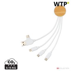 RCS reciklirana plastika Ontario 6-v-1 okrogli kabel, bela, XDP302.473