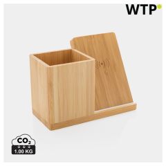 Bambusni brezžični polnilec 10W Calgary, rjava, XDP308.479