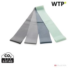 4 kos elastičnih fitnes trakov v torbici, črna, XDP320.041