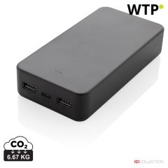 Boostcore RCS Powerbank aus recyceltem Kunststoff 20.000mAh USB C, Schwarz, XDP322.5701