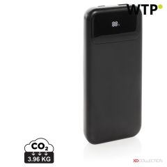 Turbopack RCS rplastic powerbank 10.000 z vgrajenimi kabli, črna, XDP322.5801