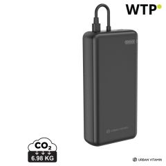 Urban Vitamin Menlo Park RCS rplastic 20,000 20WPD powerbank, črna, XDP322.8801