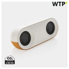 Altoparlante da 10W in plastica riciclata e sughero Oregon RCS, marrone, XDP329.619