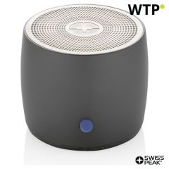 Swiss Peak RCS z recikliranim aluminijem 3W bas zvočnik, siva, XDP331.002