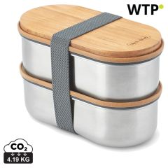 Black+Blum Stainless Steel Double Bento Box, siva, XDP439.2002