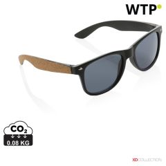 GRS sunčane naočale od recikliranog PC plastike s plutenim detaljima, crno, XDP453.881