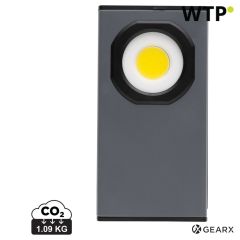 Gear X RCS recycled plastic USB pocket work light 260 lumen, grey, XDP513.242