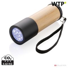 Bamboo and RCS certfied recycled plastic torch, brown, XDP513.379