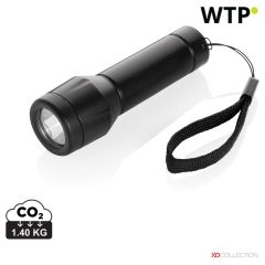 Flara RSC recycled plastic USB-rechargeable torch, nero, XDP514.0501