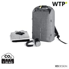 Urban anti-theft cut-proof backpack, grey, XDP705.642