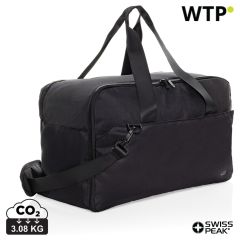 Swiss Peak Aware™ RPET 15.6 inch laptop weekend bag, black, XDP707.2701