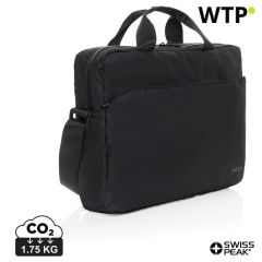 Swiss Peak Aware™ RPET Essential 15.6 inch laptop bag, black, XDP732.2301
