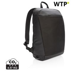 Madrid anti-theft RFID USB laptop backpack PVC free, black, XDP762.511