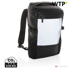 PU high visibility easy access 15.6 laptop backpack, black, XDP762.721