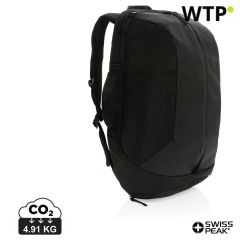 Swiss Peak AWARE™ RPET 15.6 inch work/gym backpack, black, XDP762.771