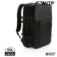 Swiss Peak AWARE™ RPET 15.6 expandable weekend backpack, black, XDP762.791