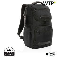 Swiss Peak AWARE™ RPET Voyager 15.6 laptop backpack, black, XDP762.881