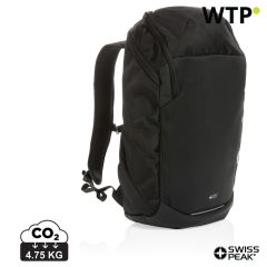 Swiss Peak AWARE™ RPET 15.6 inch business backpack, black, XDP762.891