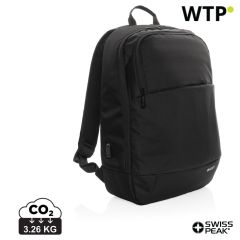 Swiss Peak AWARE™ modern 15.6 laptop backpack, black, XDP763.101