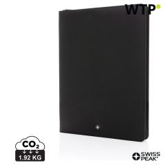 Swiss Peak Heritage RCS rPU A4 portfolio with zipper, black, XDP774.411