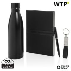 Swiss Peak RCS deluxe business gift set w/ water bottle, crno, XDP774.6801