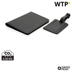 Potovalni darilni set Swiss Peak GRS iz recikliranega PU., črna, XDP820.731