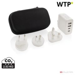 TravelCharge Pro RCS rplastic potovalni polnilec z USB C, bela, XDP821.0203