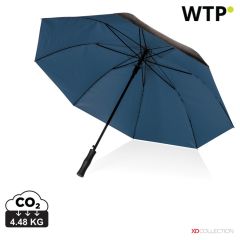 27 Impact AWARE™ RPET 190T dvojno barvni samodejni dežnik, modra, XDP850.675