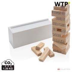 Deluxe drvena igra slaganja blokova., bijela, XDP940.163