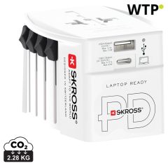 Adattatore da viaggio SKROSS MUV 65W PD con cavo USB C, bianco, XDRB1.302976