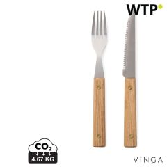 VINGA Paso 8-teiliges BBQ-Besteckset, braun, XDV4220009